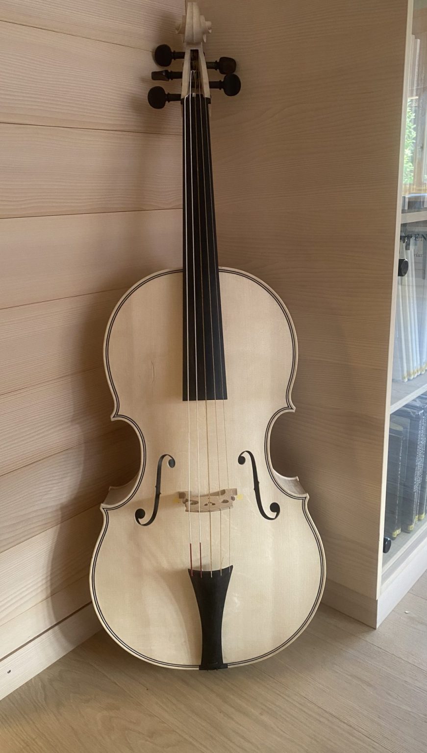 Replica of a violoncello piccolo by Pieter Rombouts, Amsterdam ca. 1700